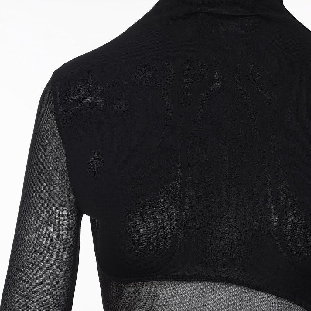 Alaia Alaa Bodycon Long Dress - Noir Alaia