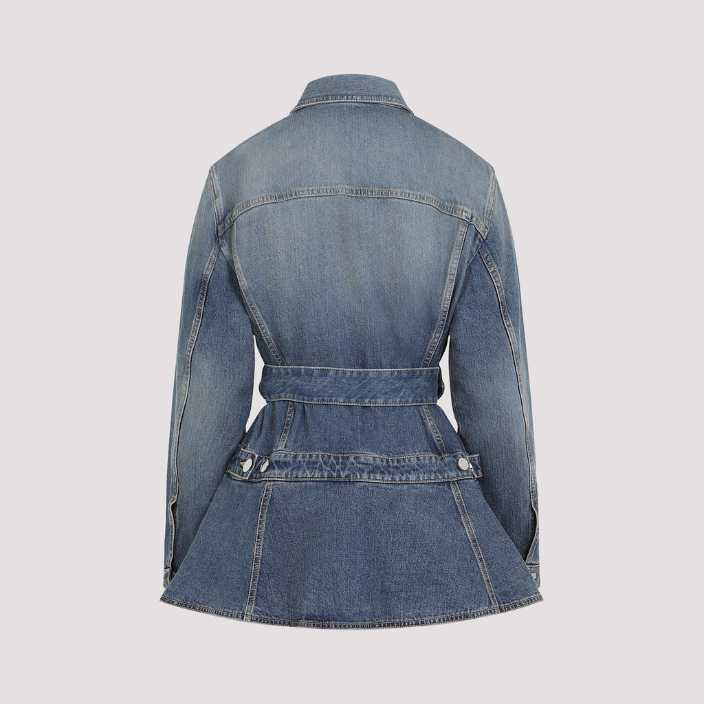 Alaia Alaa Flare Jacket - Bleu Vintage