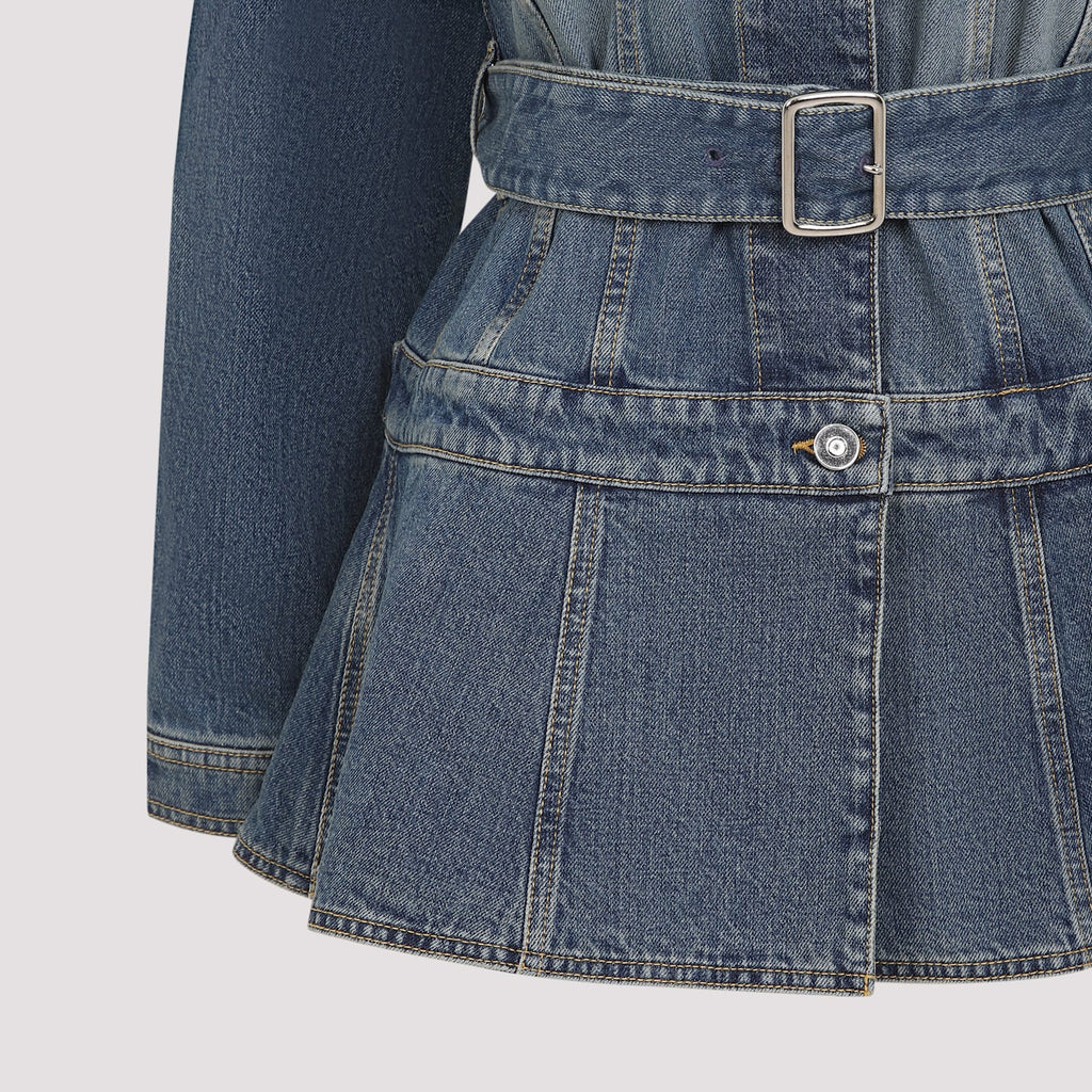 Alaia Alaa Flare Jacket - Bleu Vintage