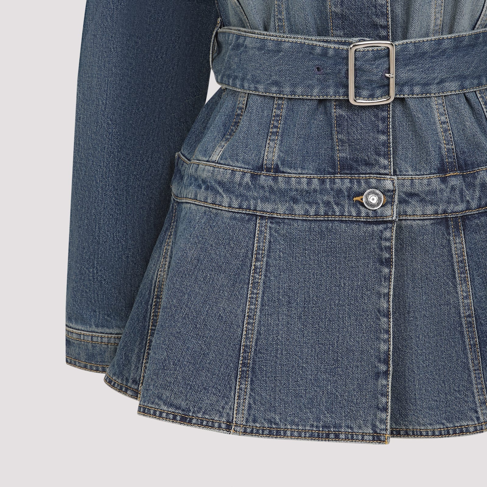 Alaia Alaa Flare Jacket - Bleu Vintage