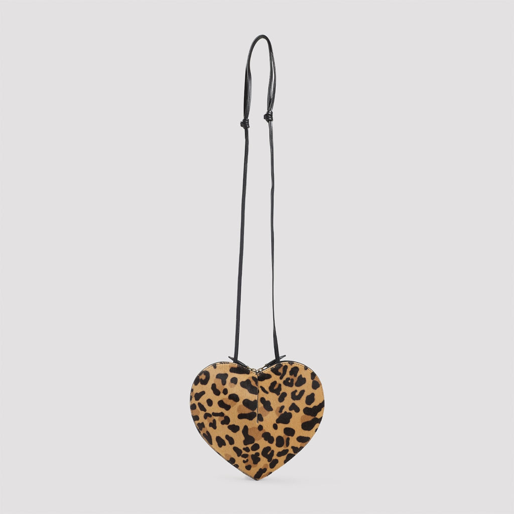 Alaia Le Coeur Leopard Shoulder Bag - Brun Sepia