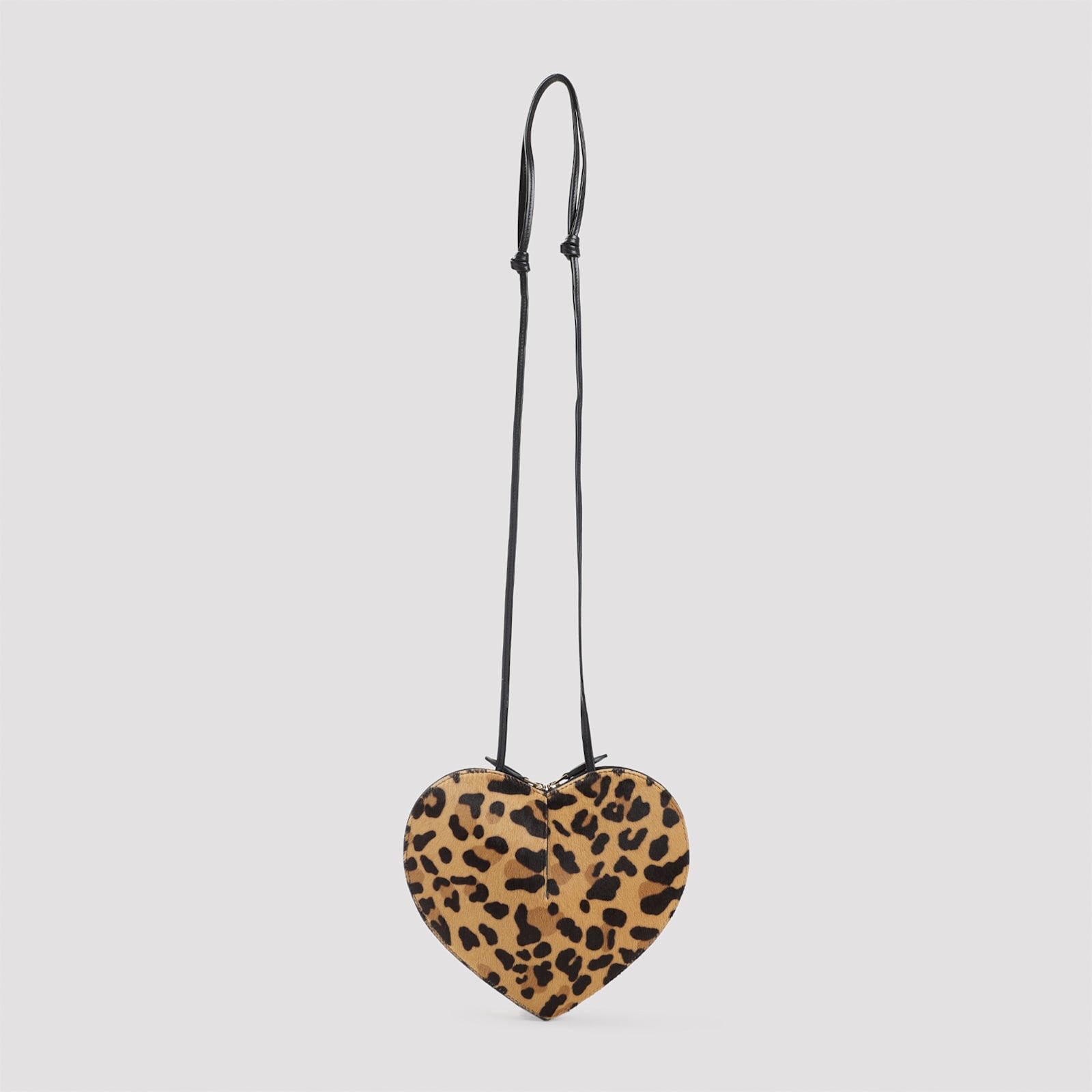 Alaia Le Coeur Leopard Shoulder Bag - Brun Sepia