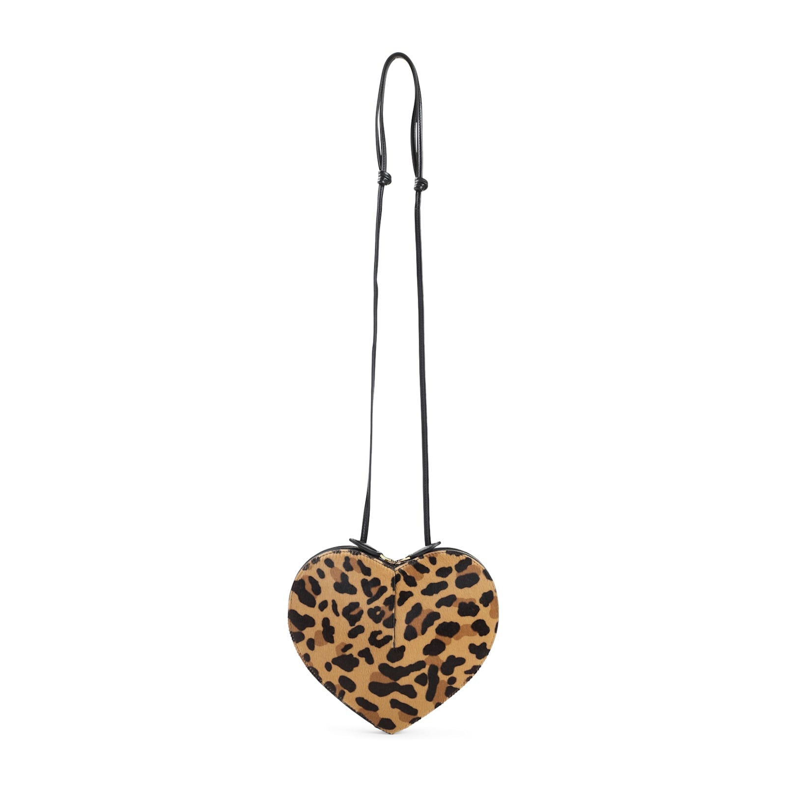 Alaia Le Coeur Leopard Shoulder Bag - Brun Sepia