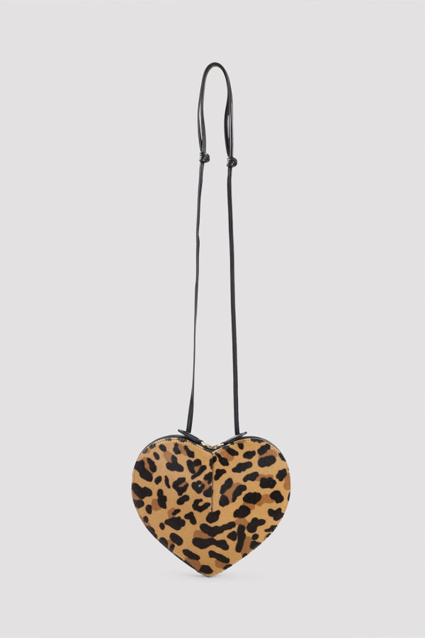 Alaia Le Coeur Leopard Shoulder Bag - Brun Sepia