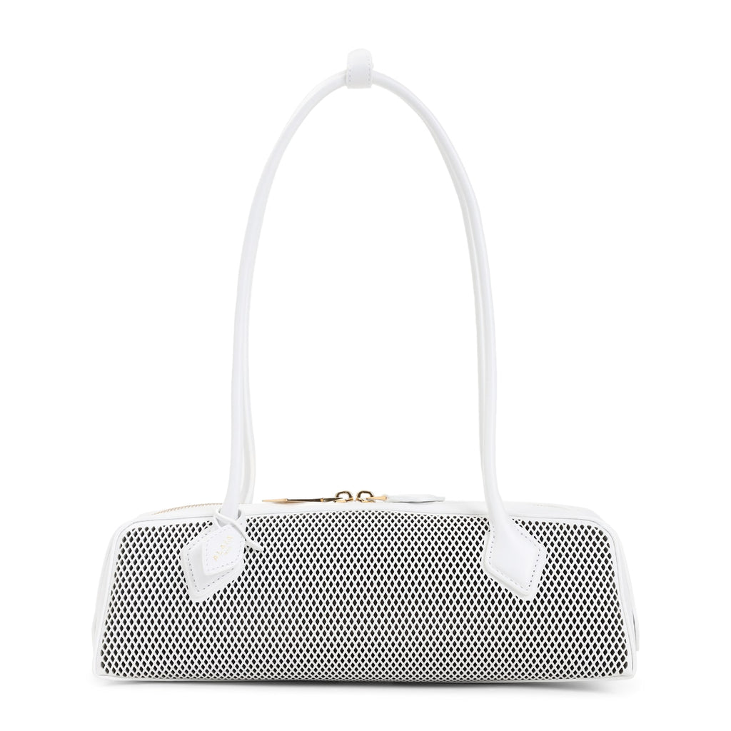 Alaia Teckel Medium Shoulder Bag - Optical White