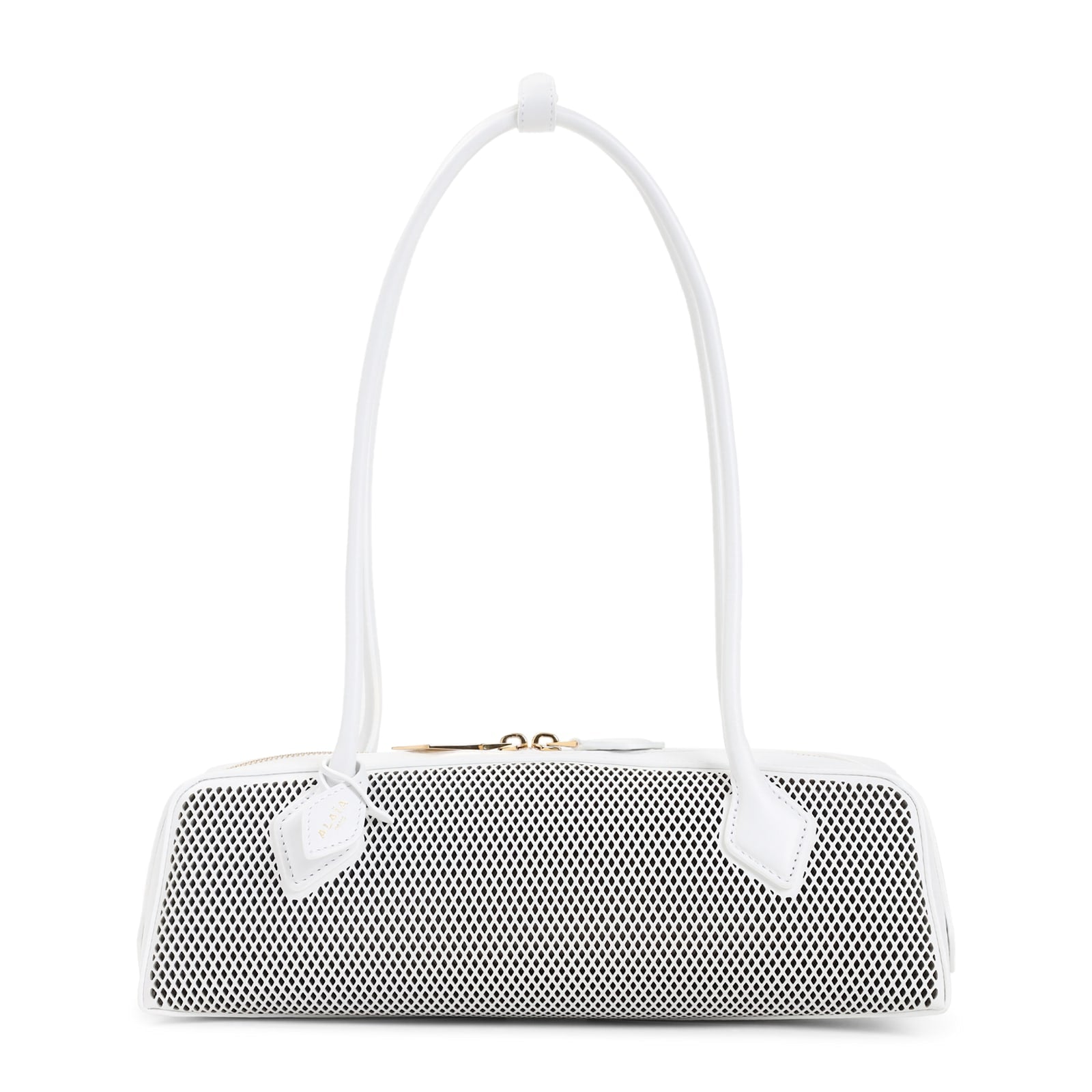 Alaia Teckel Medium Shoulder Bag - Optical White