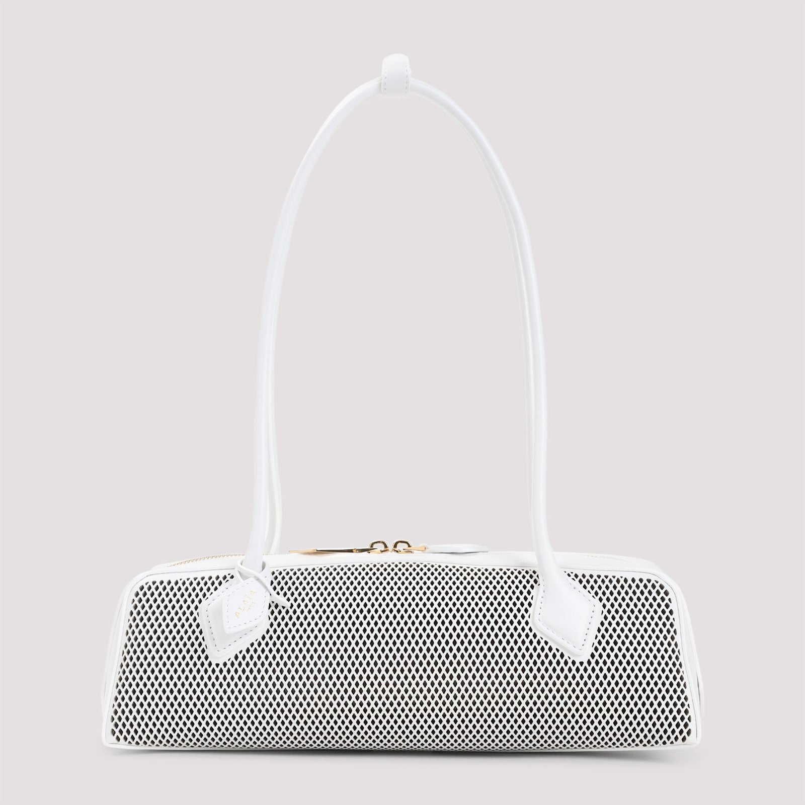 Alaia Teckel Medium Shoulder Bag - Optical White