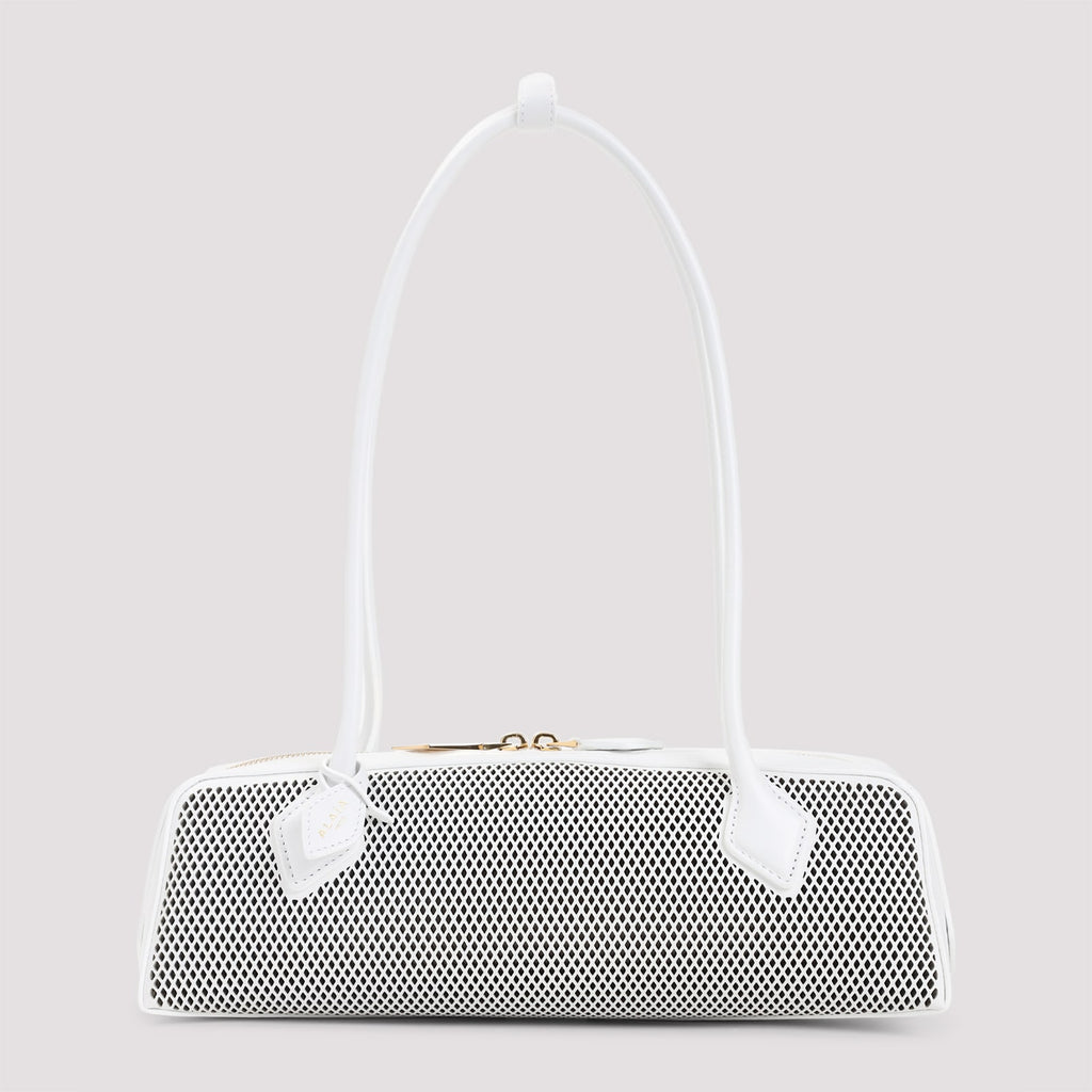 Alaia Teckel Medium Shoulder Bag - Optical White