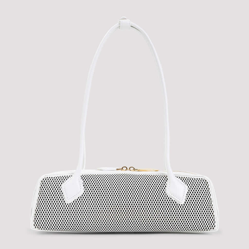 Alaia Teckel Medium Shoulder Bag - Optical White