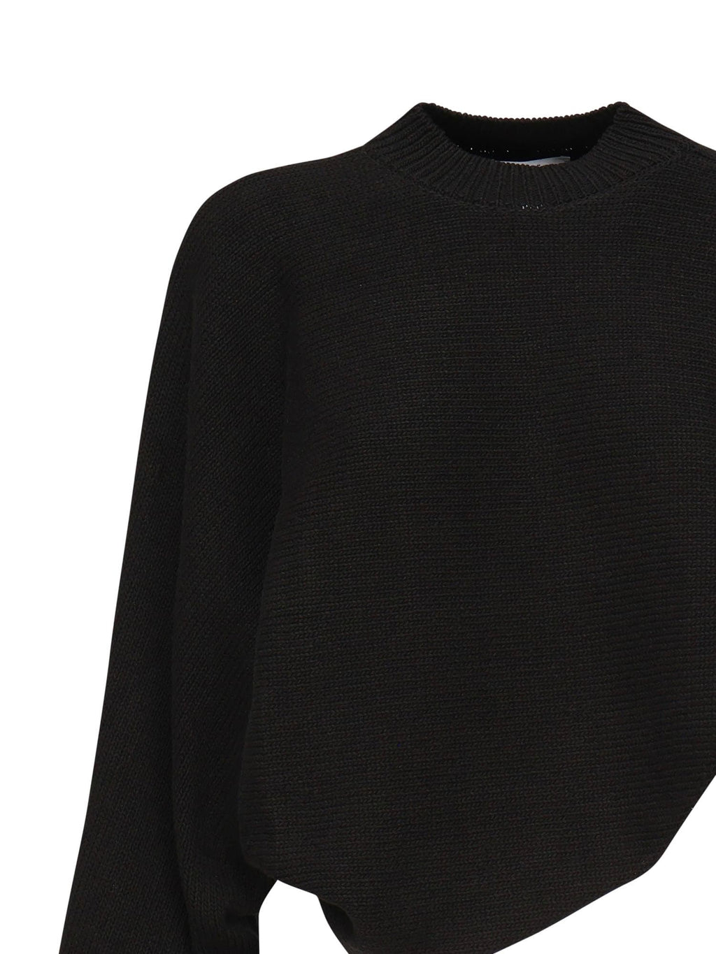 Alaia Asymmetrical Sweater - Black