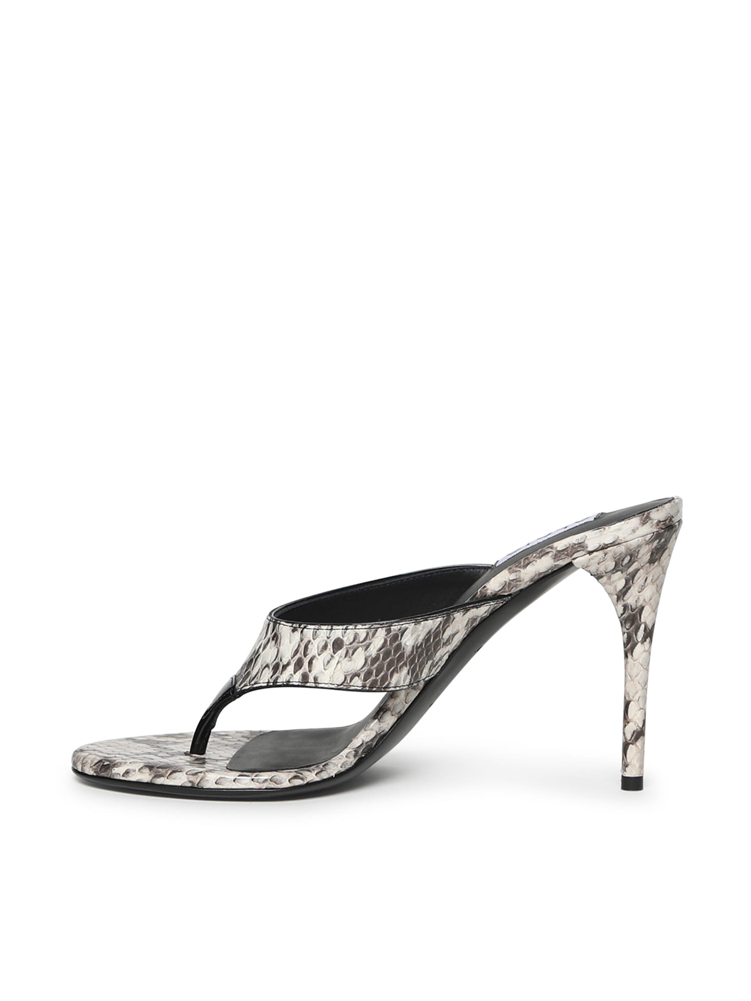 Alaia Elaphe Flip-flop Mules