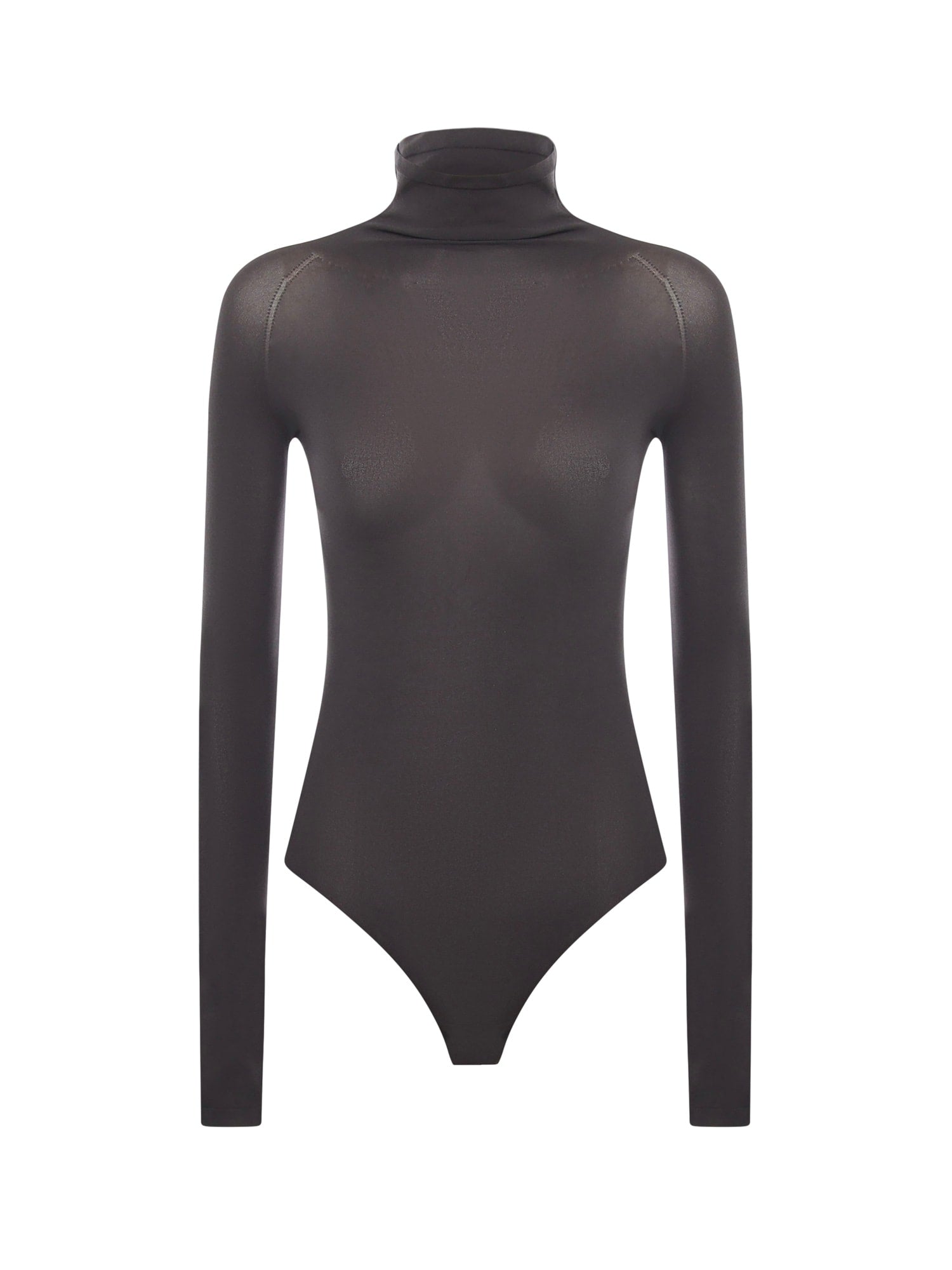 Alaia High-neck Second Skin Bodysuit - Anthracite