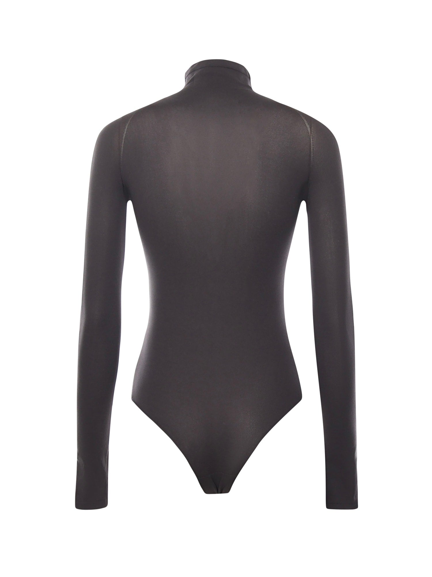 Alaia High-neck Second Skin Bodysuit - Anthracite