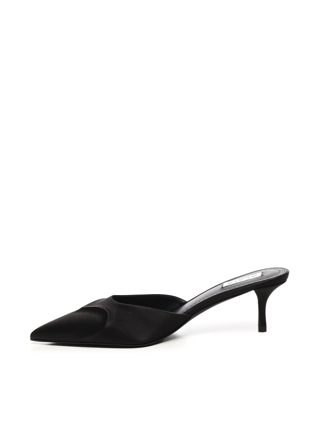 Alaia Le Coeur Mules - Black