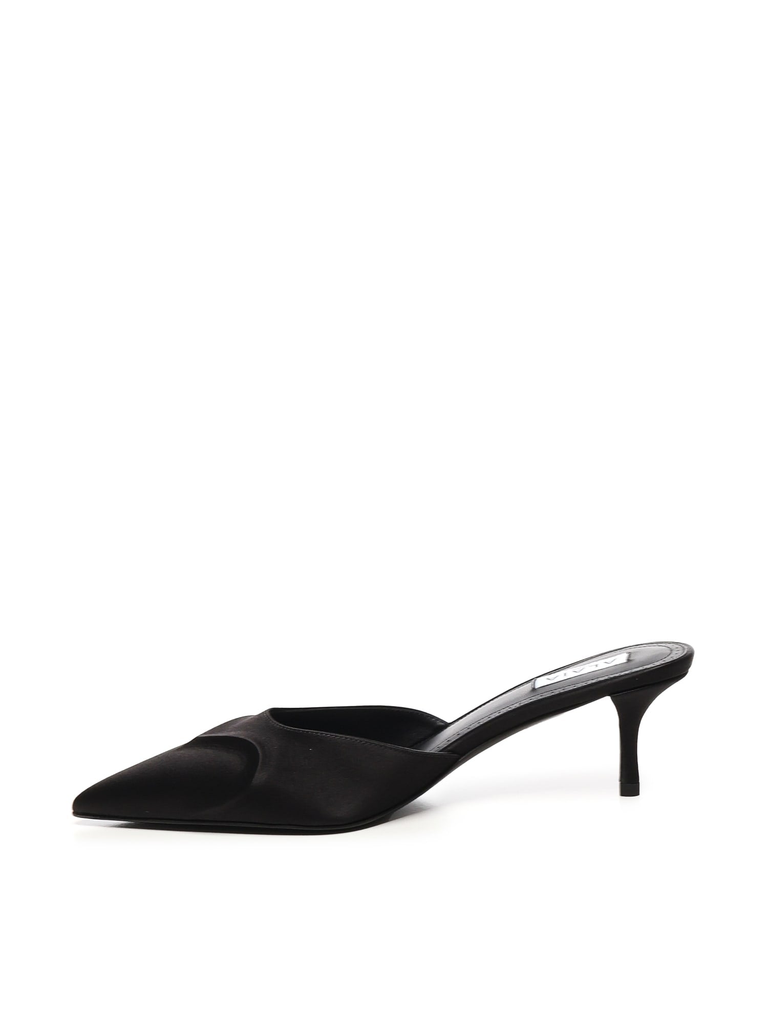 Alaia Le Coeur Mules - Black