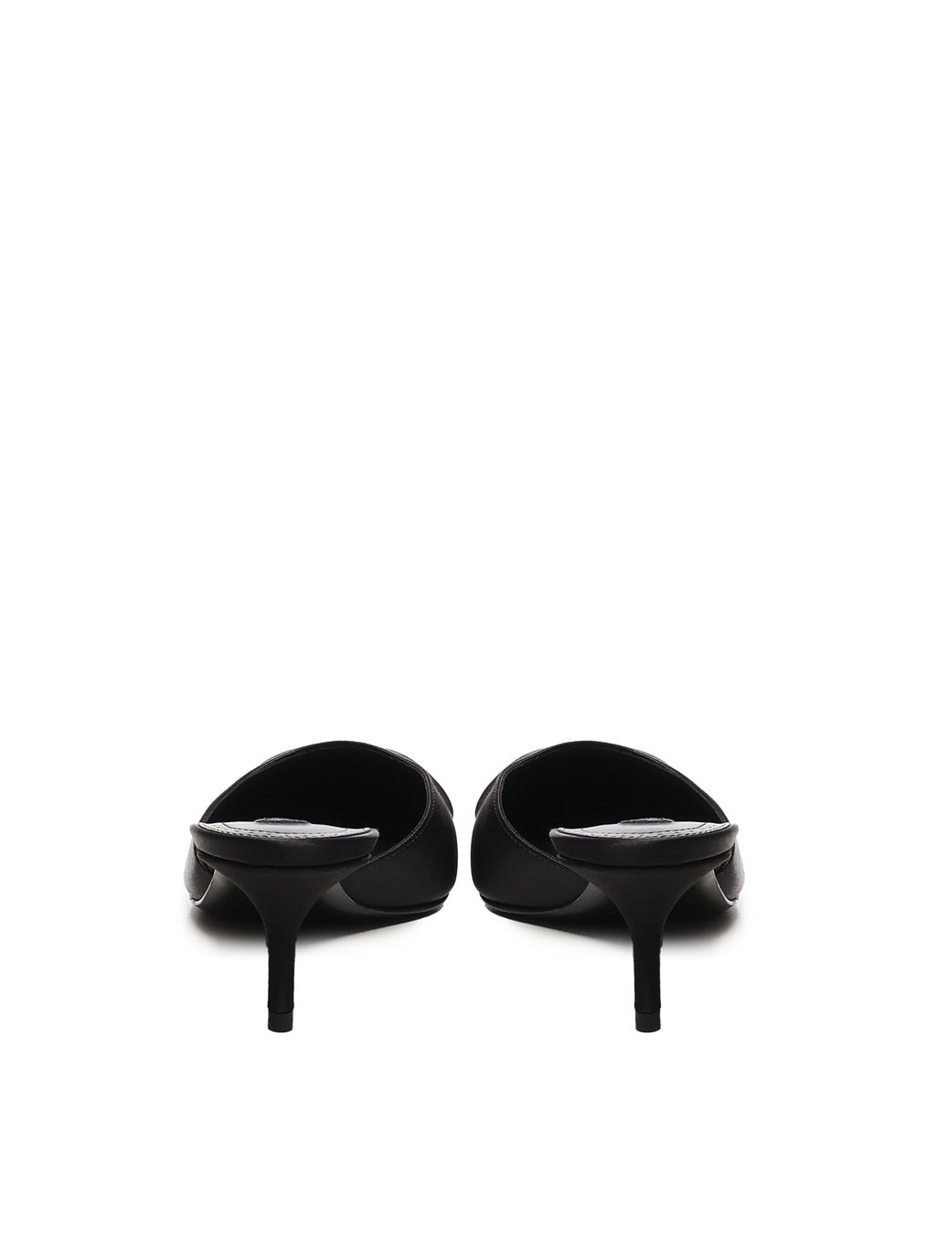 Alaia Le Coeur Mules - Black