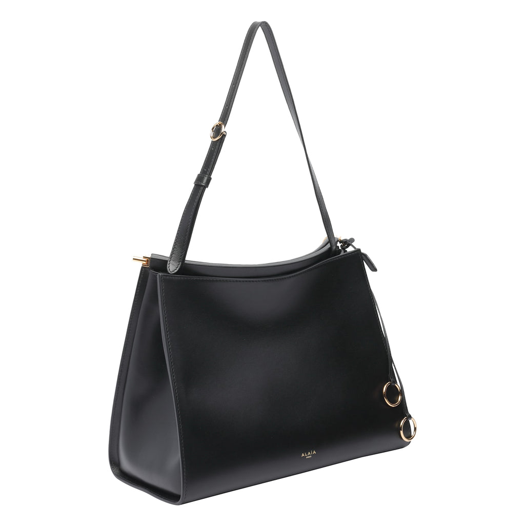 Alaia Medium Le Click Shoulder Bag - Black