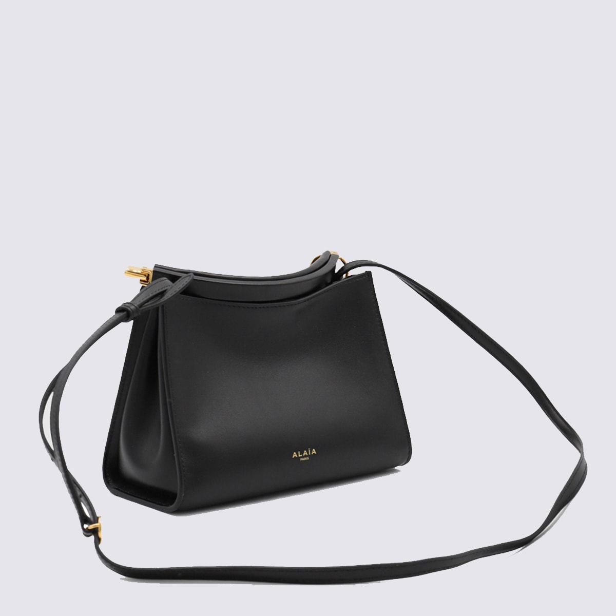 Alaia Small Square Crossbody Bag - Black