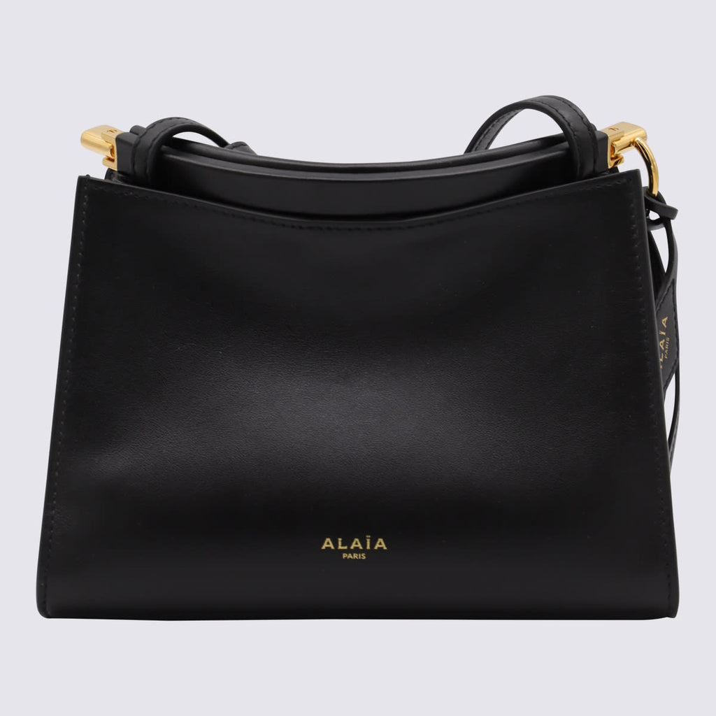 Alaia Small Square Crossbody Bag - Black