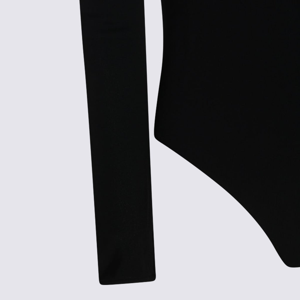 Alaia Viscose Bodysuit - Noir Alaia