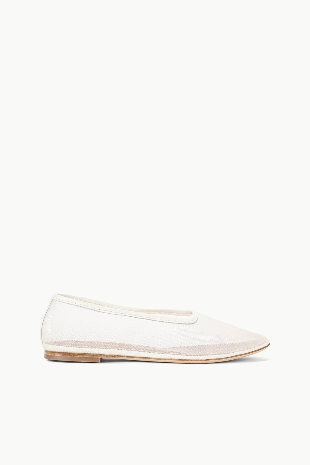 Staud Alba Ballet Flat - Paper White