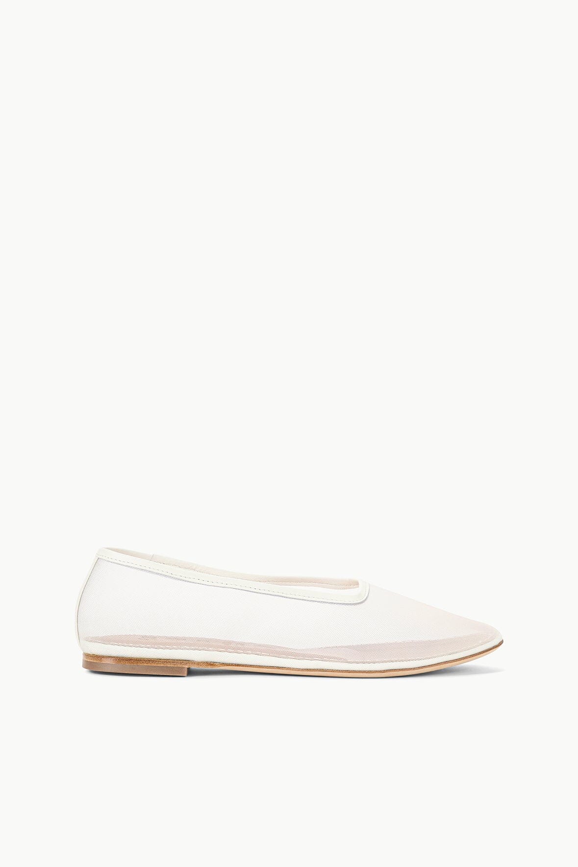 Staud Alba Ballet Flat - Paper White