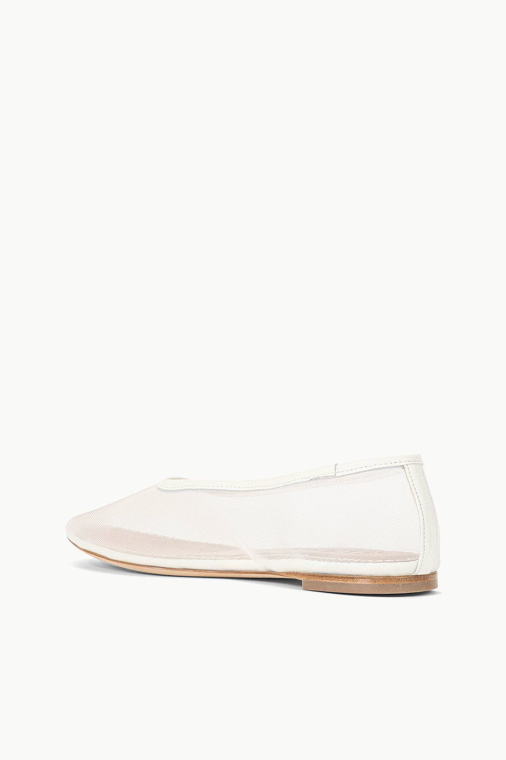 Staud Alba Ballet Flat - Paper White
