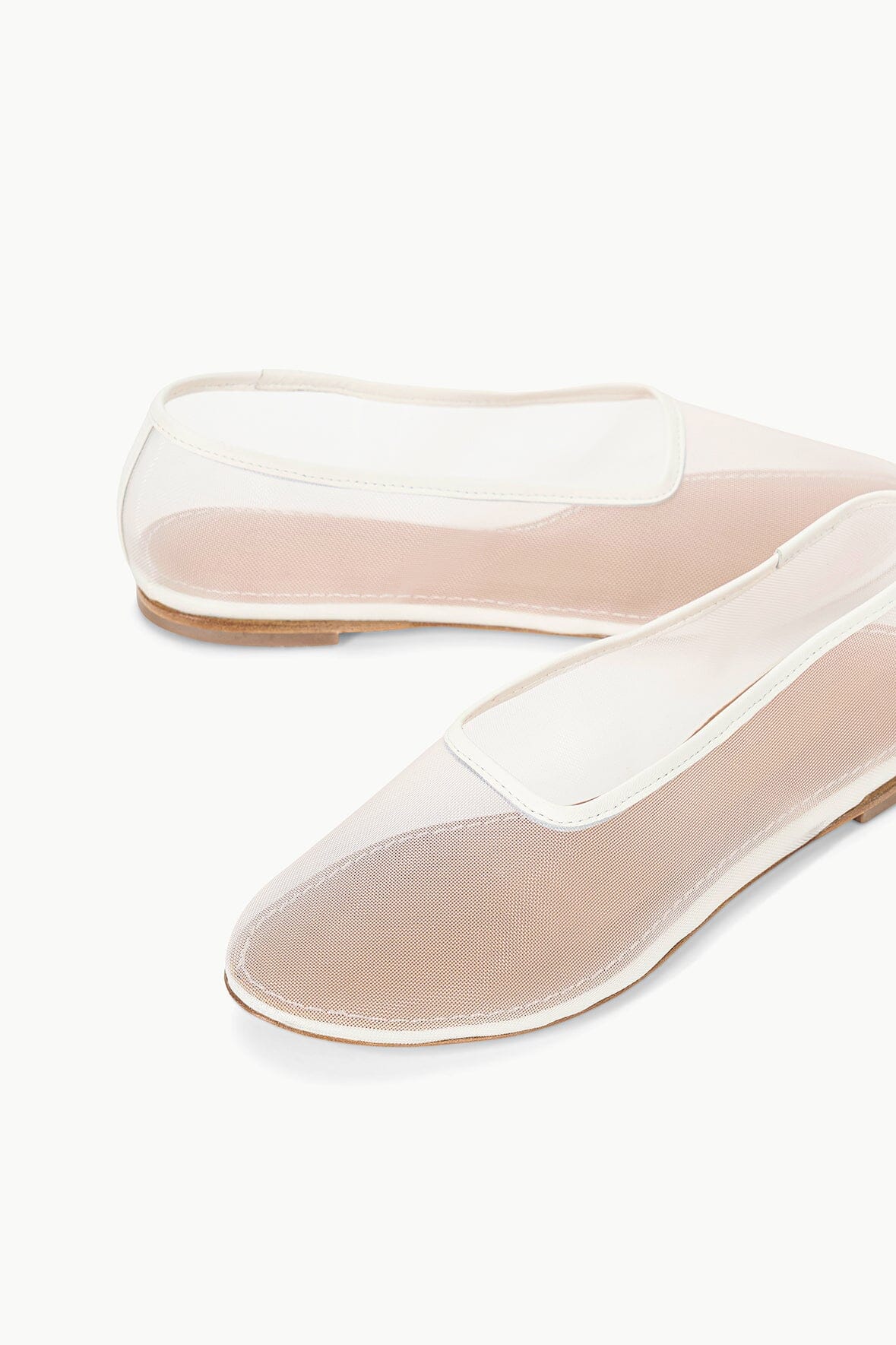 Staud Alba Ballet Flat - Paper White