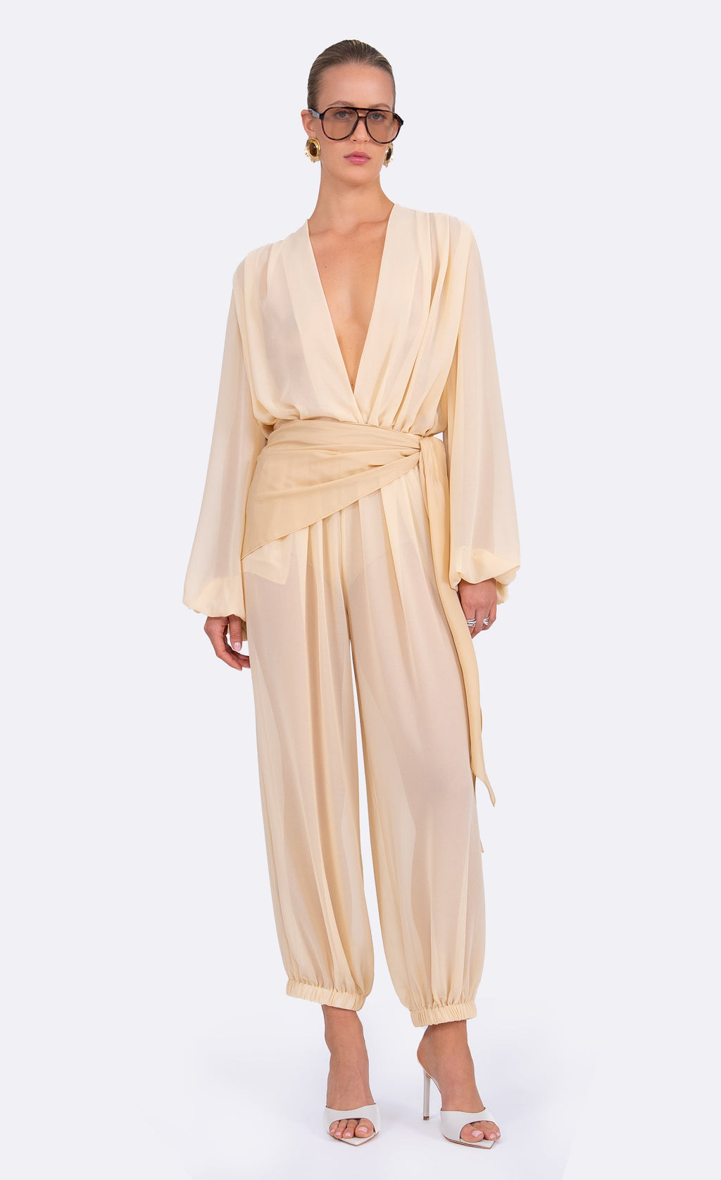 Nonchalant Label Alba Pant - Wheat