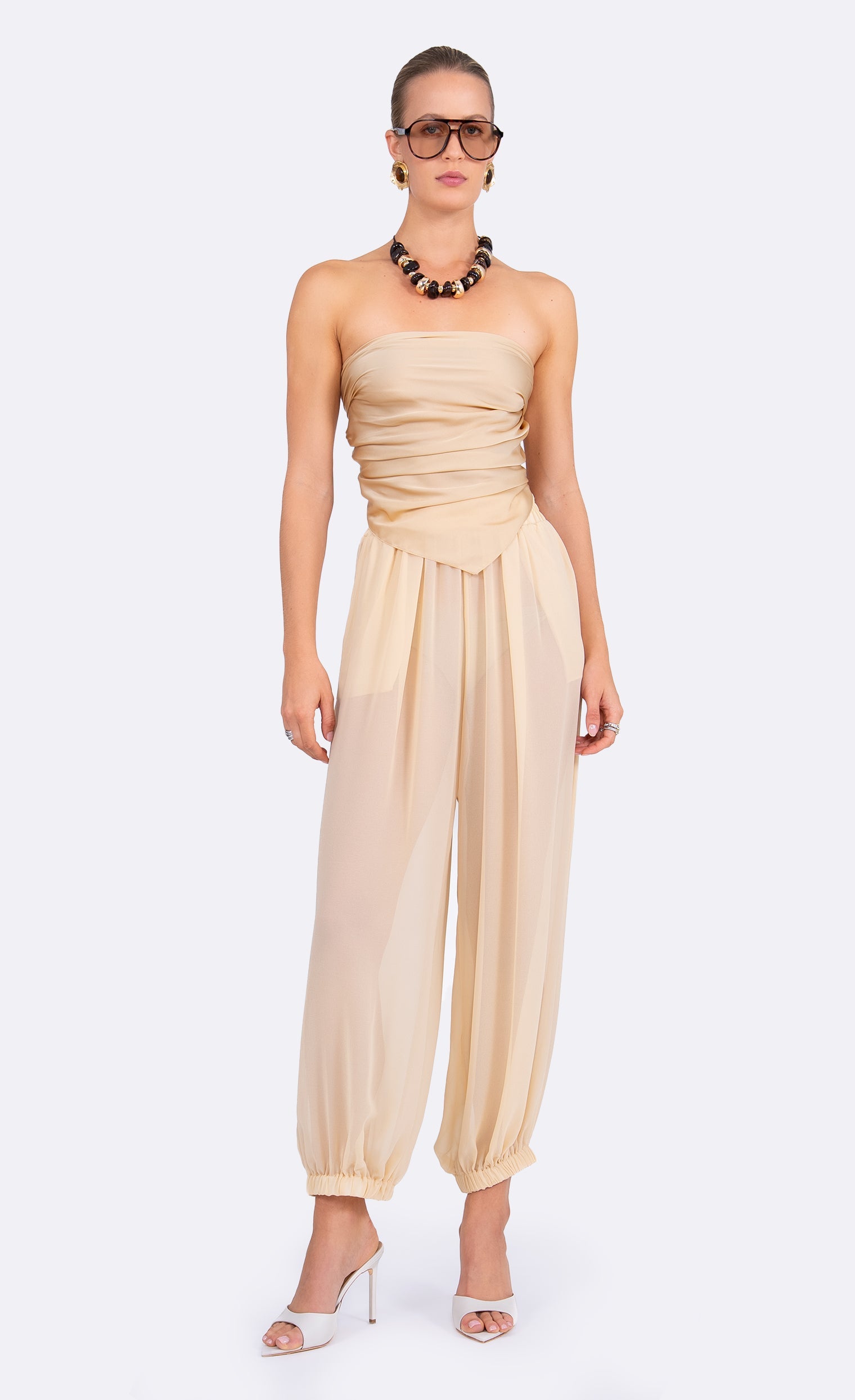 Nonchalant Label Alba Pant - Wheat