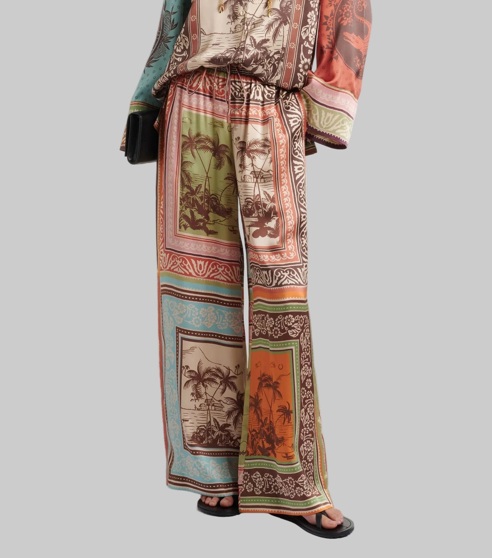 ALÉMAIS Alberta Silk Pant - Multi