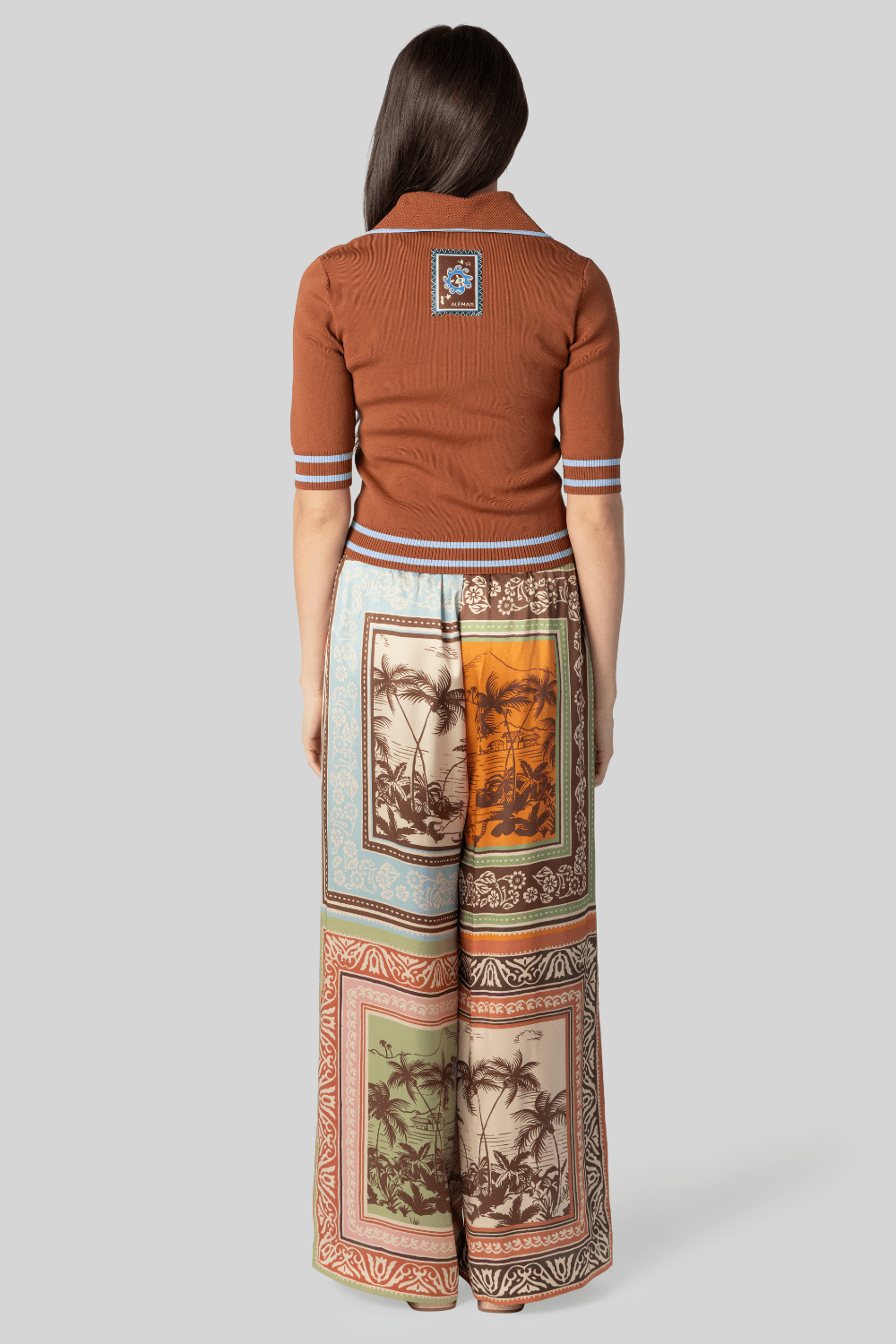 ALÉMAIS Alberta Silk Pant - Multi