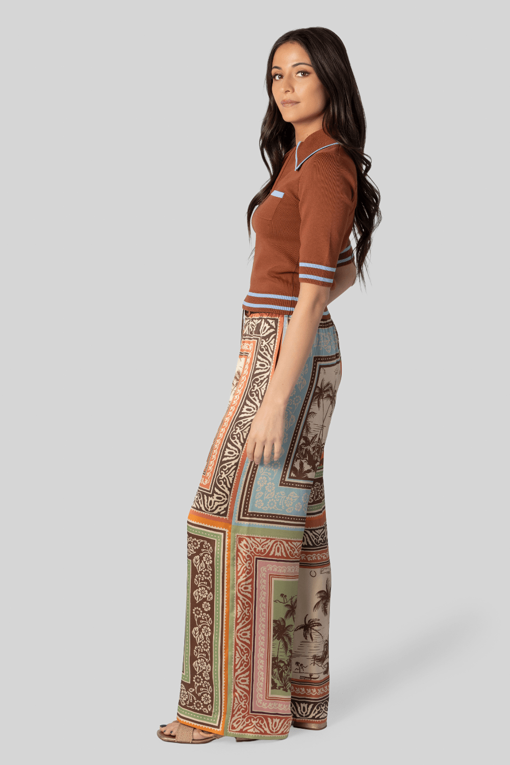 ALÉMAIS Alberta Silk Pant - Multi