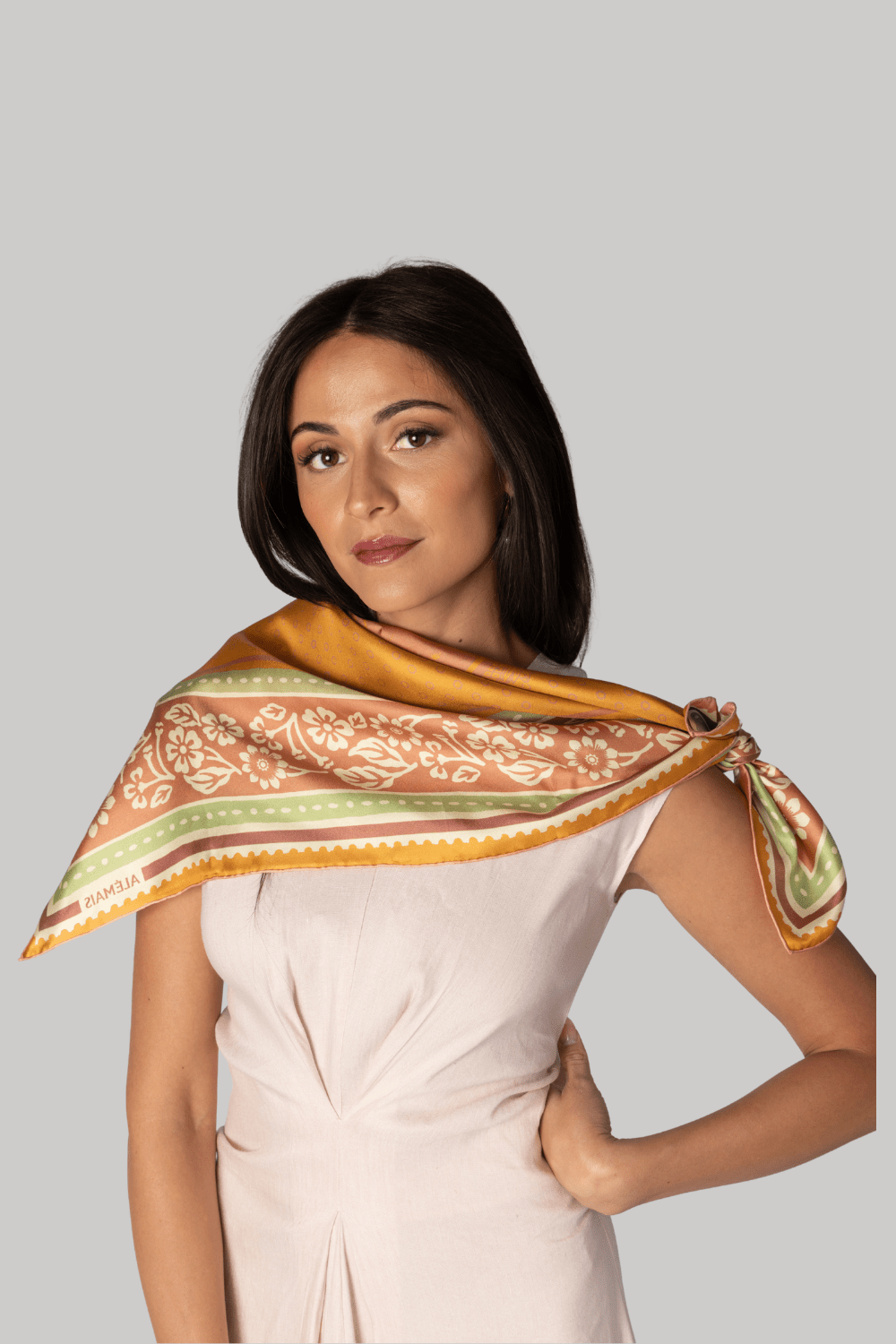 ALÉMAIS Alberta Silk Scarf