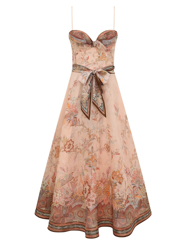 Zimmermann Alchemy Structured Midi Dress