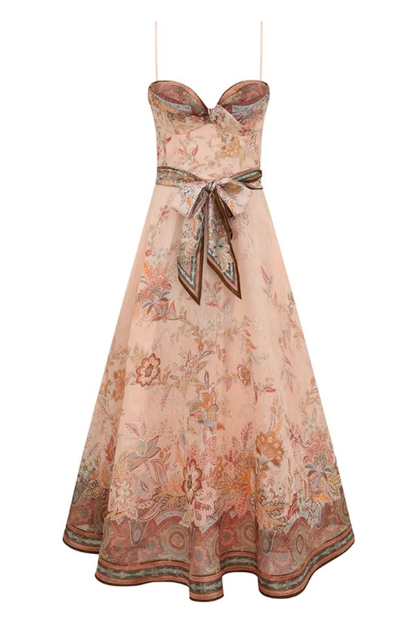 Zimmermann Alchemy Structured Midi Dress