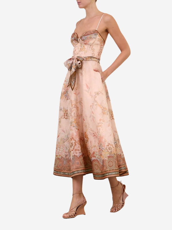 Zimmermann Alchemy Structured Midi Dress