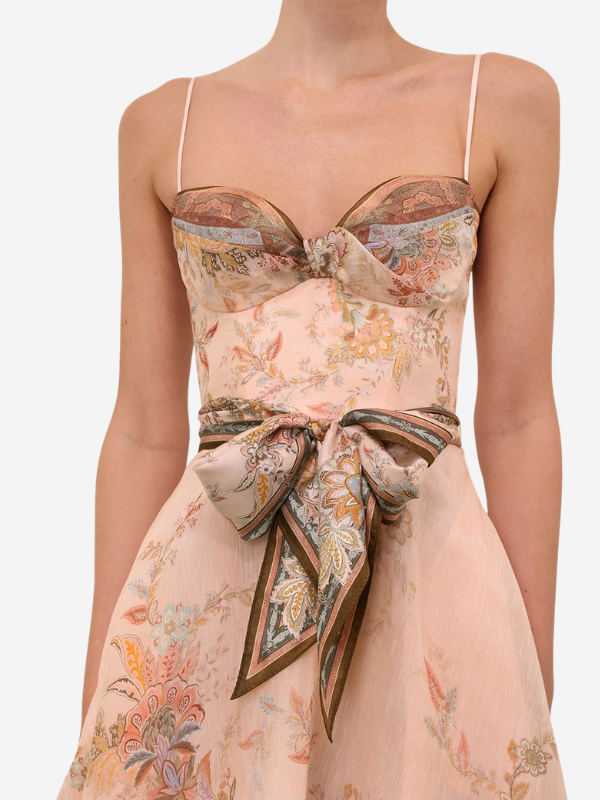 Zimmermann Alchemy Structured Midi Dress