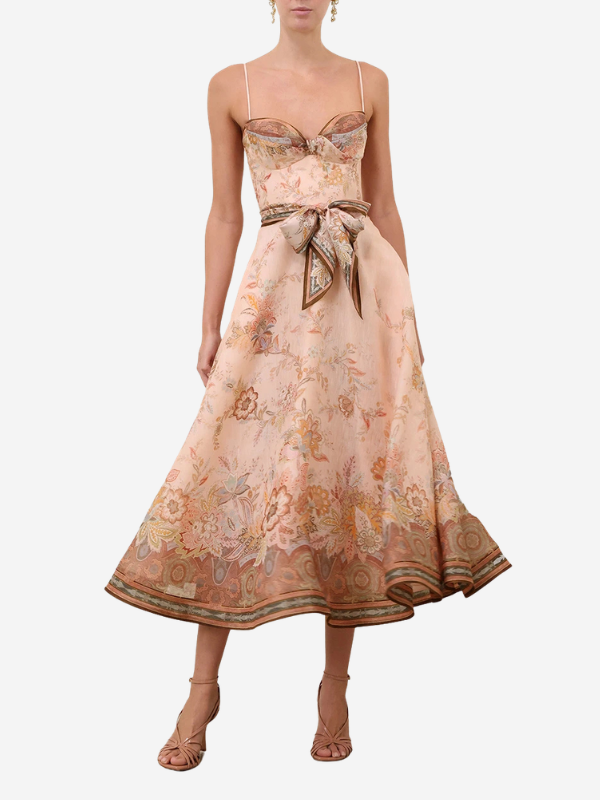 Zimmermann Alchemy Structured Midi Dress