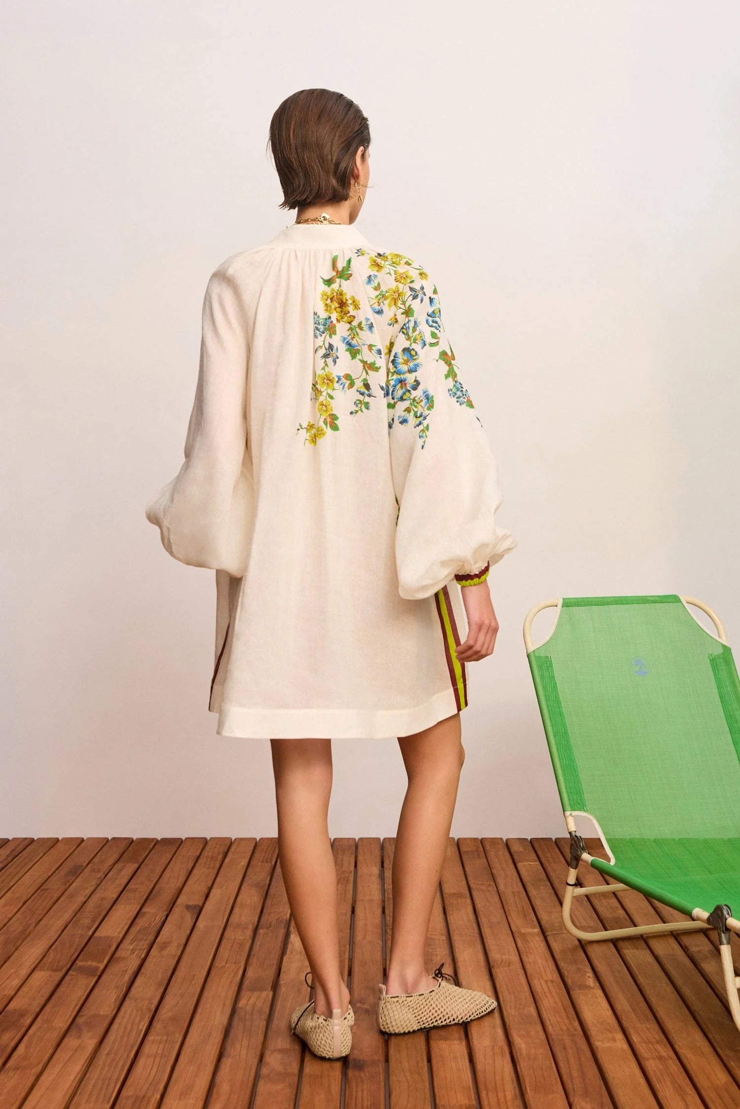 ALÉMAIS Phyllis Mini Dress - Cream