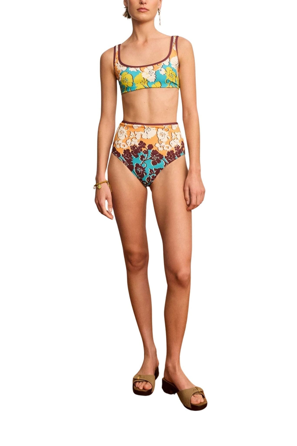 ALÉMAIS Splice High Waist Brief - Multi