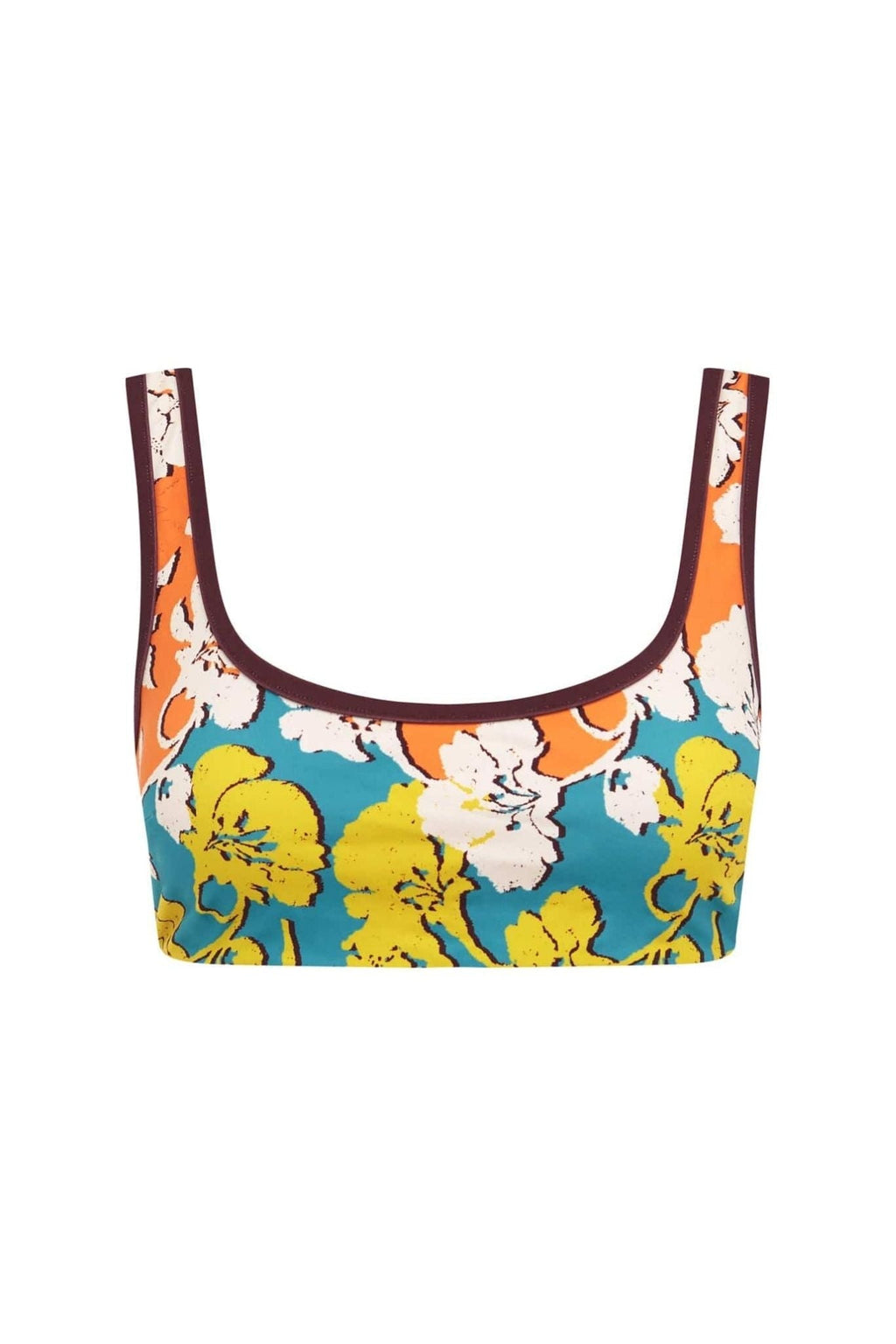 ALÉMAIS Splice Scoop Neck Top - Multi