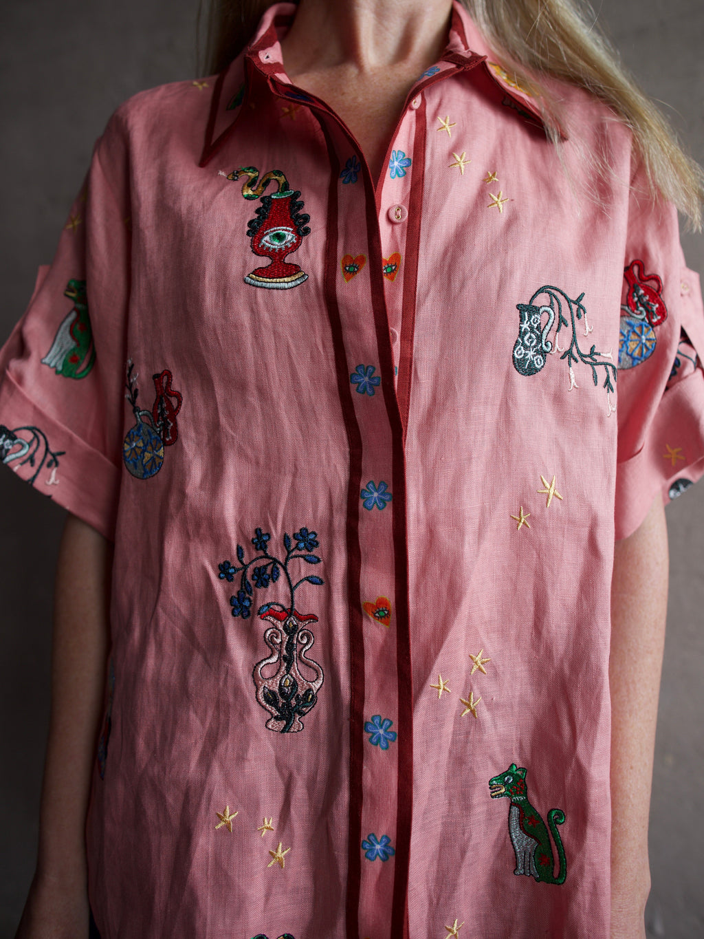 Alemais Timmy Embroidered Shirt