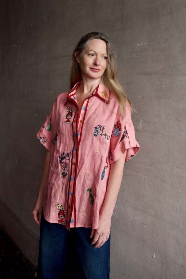 Alemais Timmy Embroidered Shirt