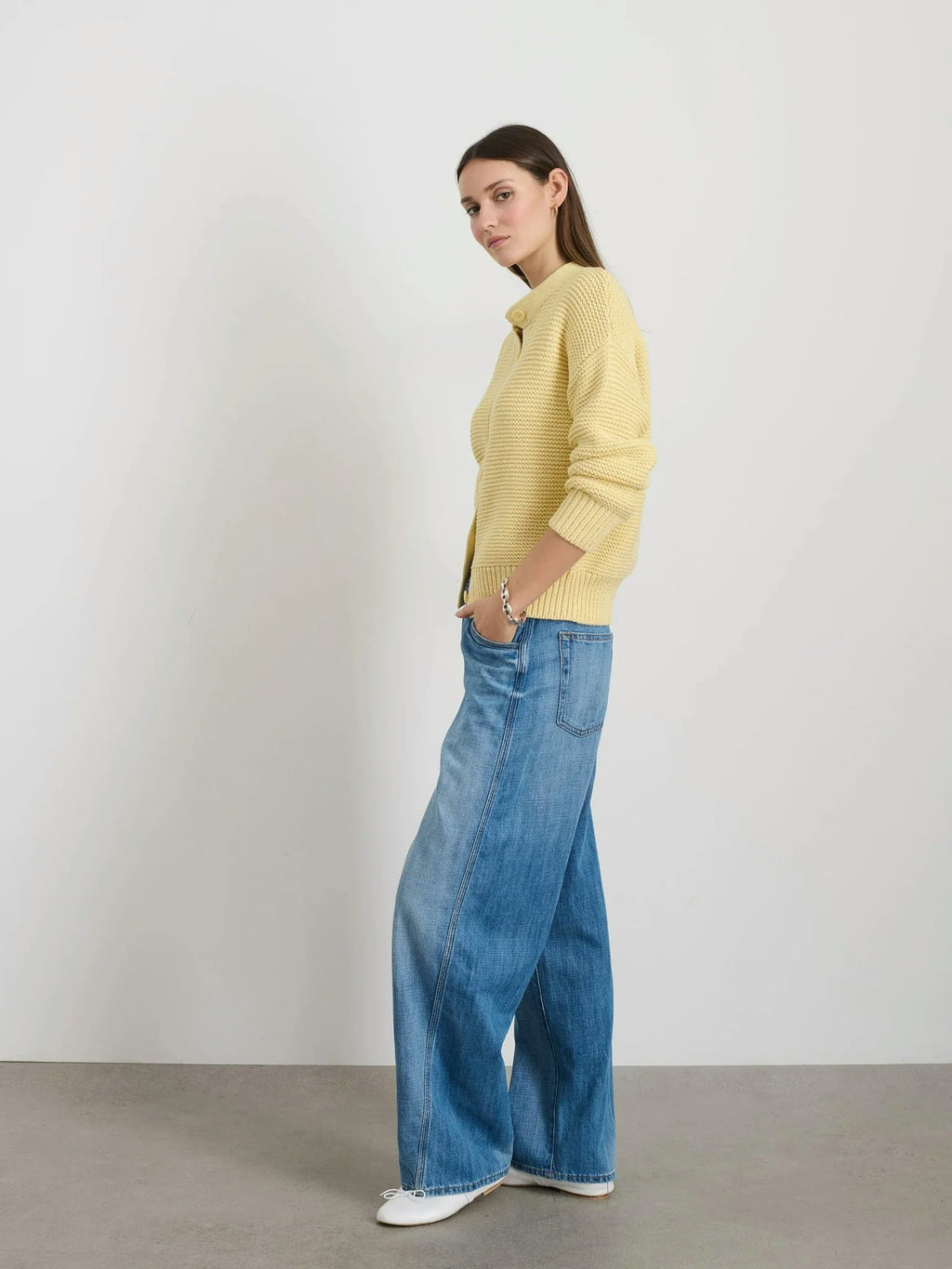 Alex Mill Nico Cardigan - Butter