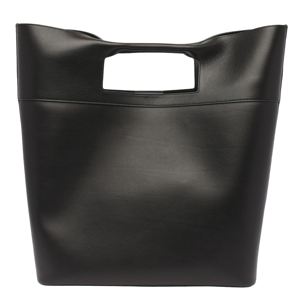 Alexander McQueen The Square Bow Bag Tote - Black