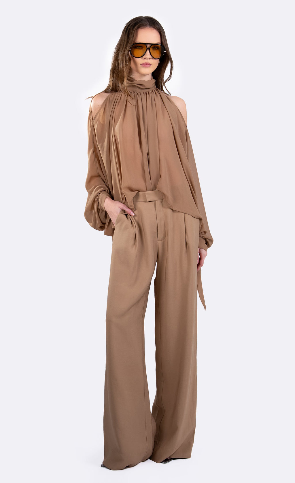 Nonchalant Label Alexis Trouser - Camel