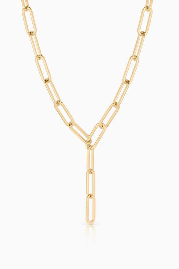 Thatch Allegra Lariat Necklace - 14k Gold Plated