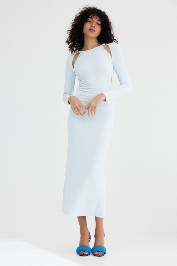 Significant Other Alma Long Sleeve Dress - Sky