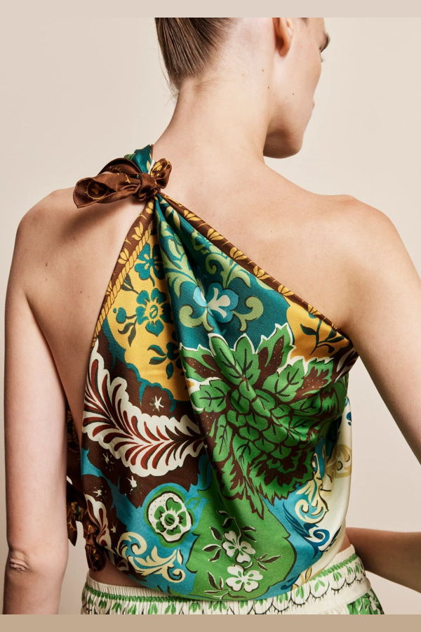 ALÉMAIS Florence Silk Scarf